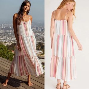 New Z Supply Blaire Striped Midi Dress size medium